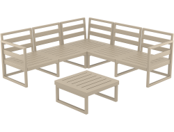 134 MYKONOS LOUNGE KÖŞE SET (MİNDERSİZ)