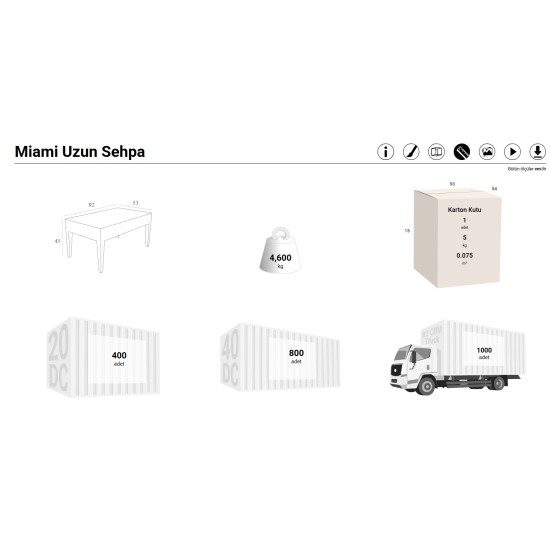 855 MIAMI UZUN SEHPA